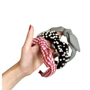 BUNDLE: Three Assorted  Bow Headbands